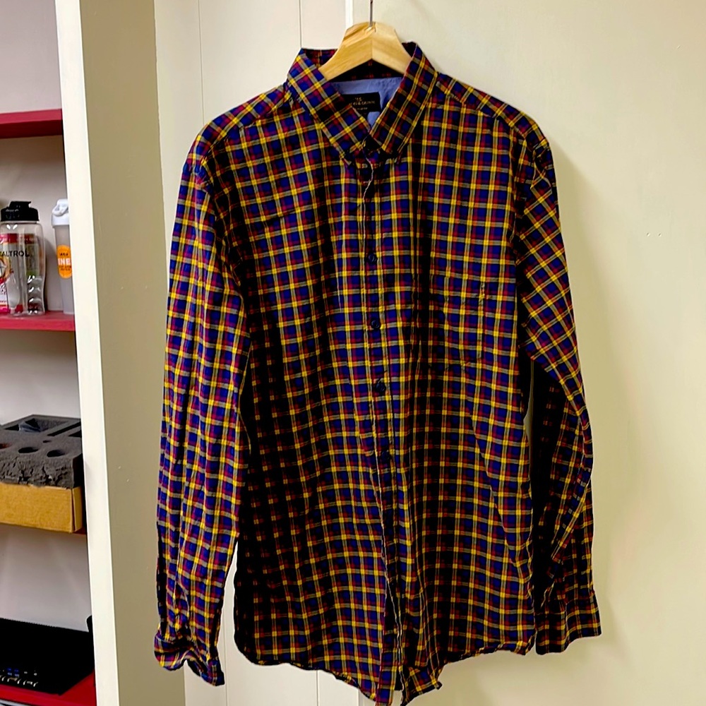 Rodd & Gunn - size XL - small checks patterned casual dress shirt